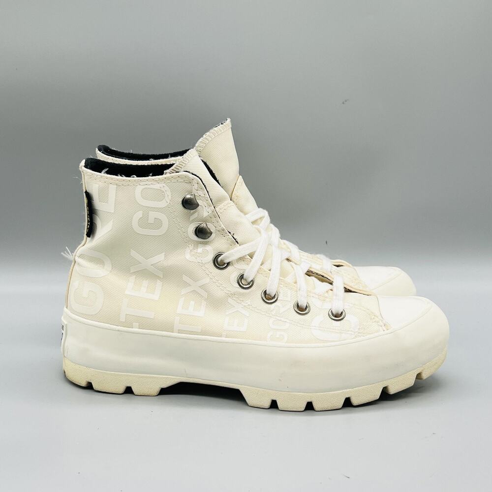 Converse Shoes Womens 7.5 Off White GORE-TEX All Star 2 Lugged Sneakers